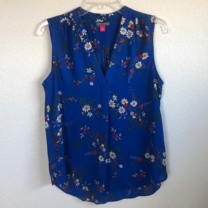 Vince Camuto - Blue Floral Blouse - S